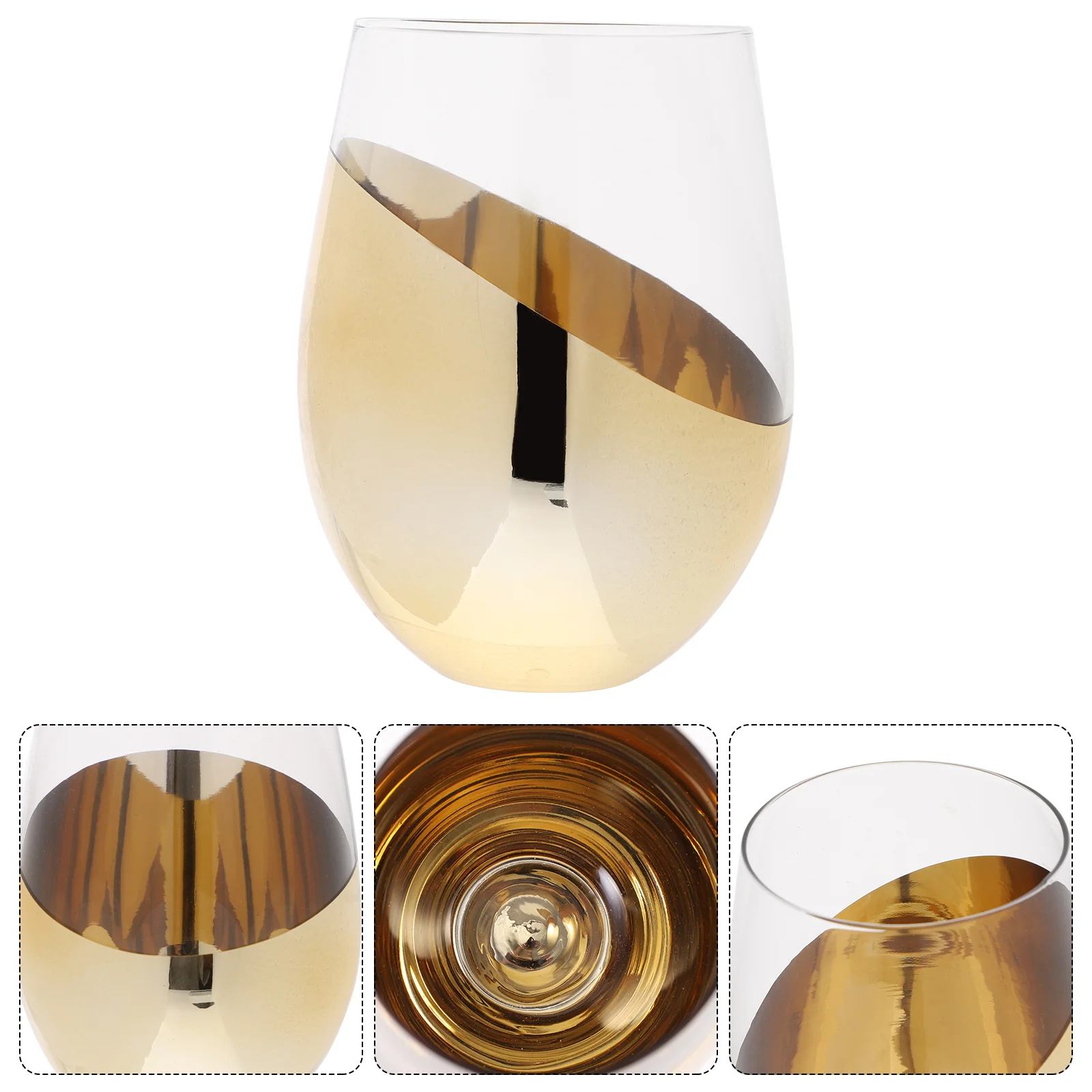 

Glassglasses Cups Cup Drinking Red Stemless Champagne Cocktail Tumblers Tumblerwhiskey Goblet Men Decorations 70Th Birthday