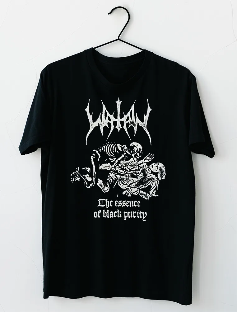 Футболка с длинным или коротким рукавом Watain Шведский черный металлический