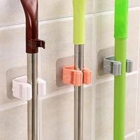 wall mounted shelf organizer hook broom holder mop rack bathroom accessories hanger behind doorson walls kitchen storage tools