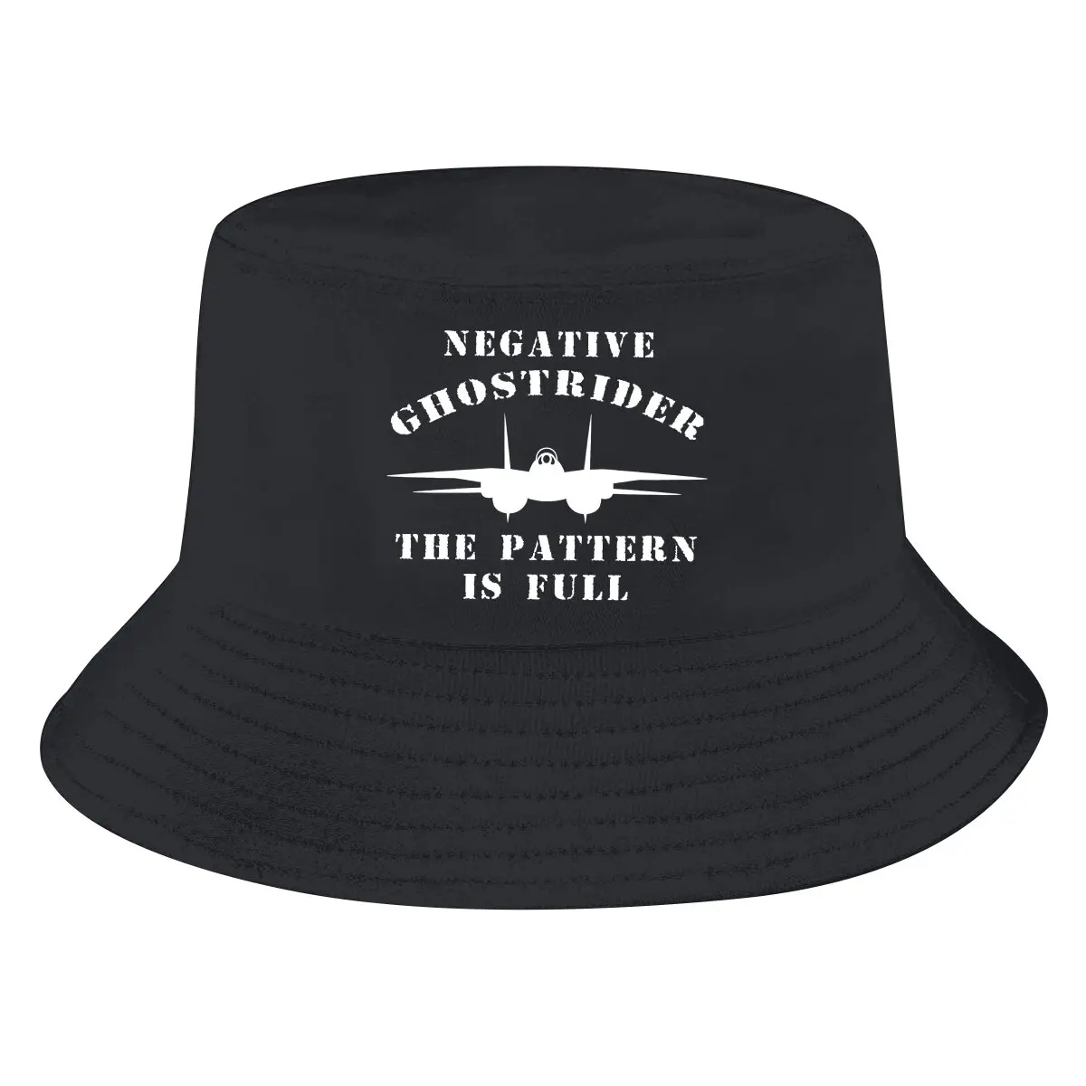 

Top Gun Maverick Goose Film Bucket Hat Ghostrider The Pattern Is Full Men's Women's Fisherman Cap Hip Hop Beach Sun Fishing Hats