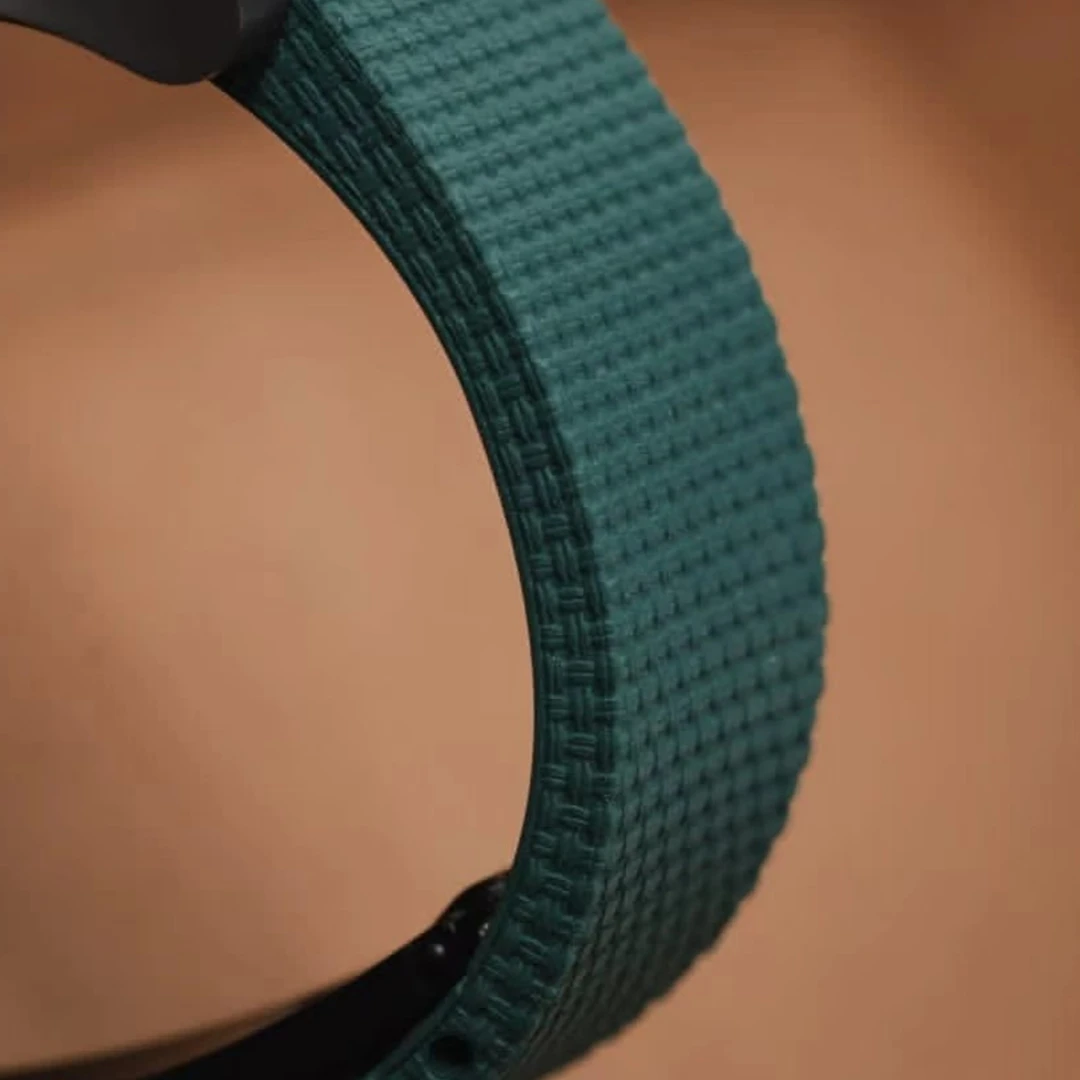 Фото Ремешок для часов из парусины и каучука FKM, 20 мм/22 мм, подходит для Cartier Tank / Jaeger-LeCoultre Reverso / Piaget, быстросъемный. №4