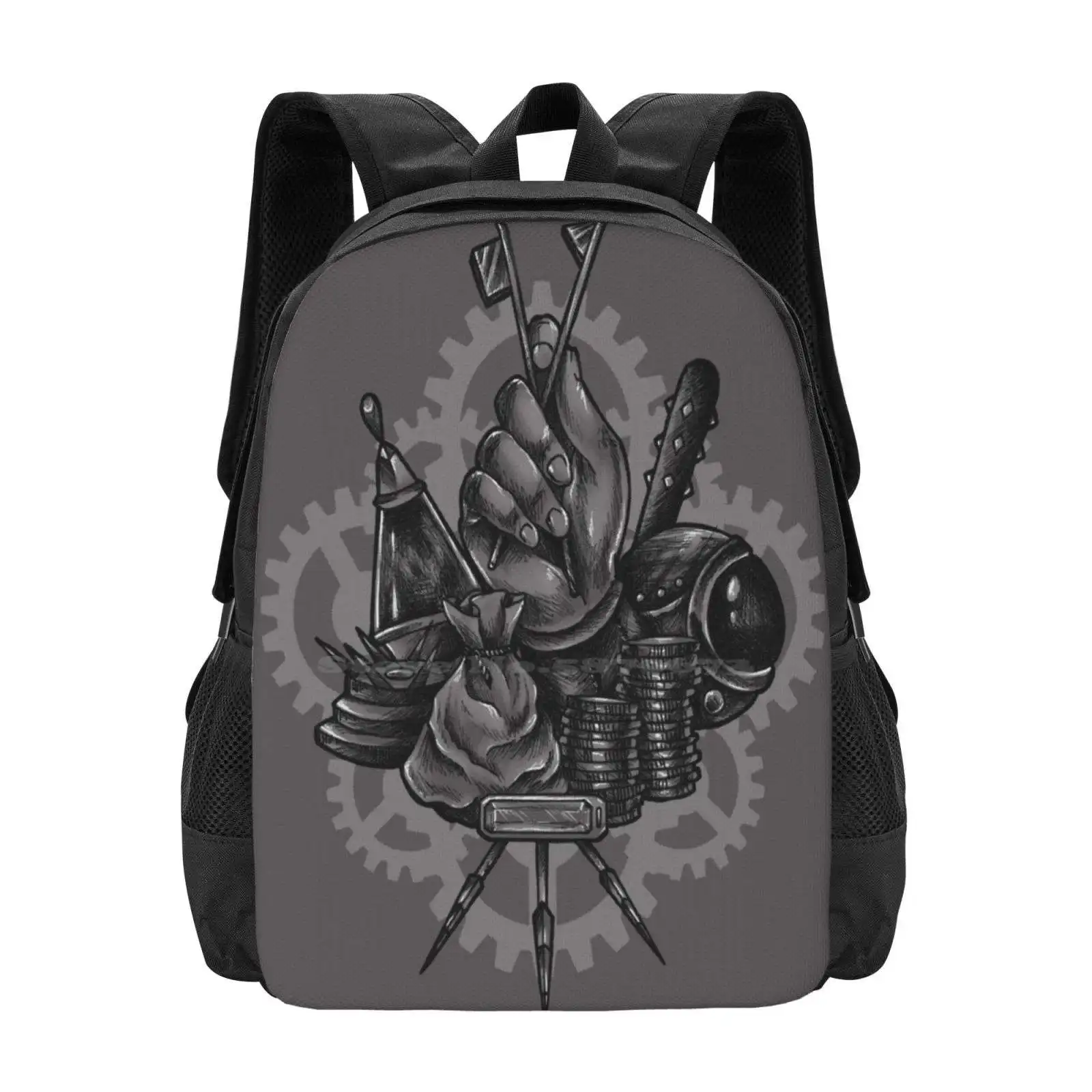 Taffer'S Tools 3D Print Design Backpack Student Bag Thief Th