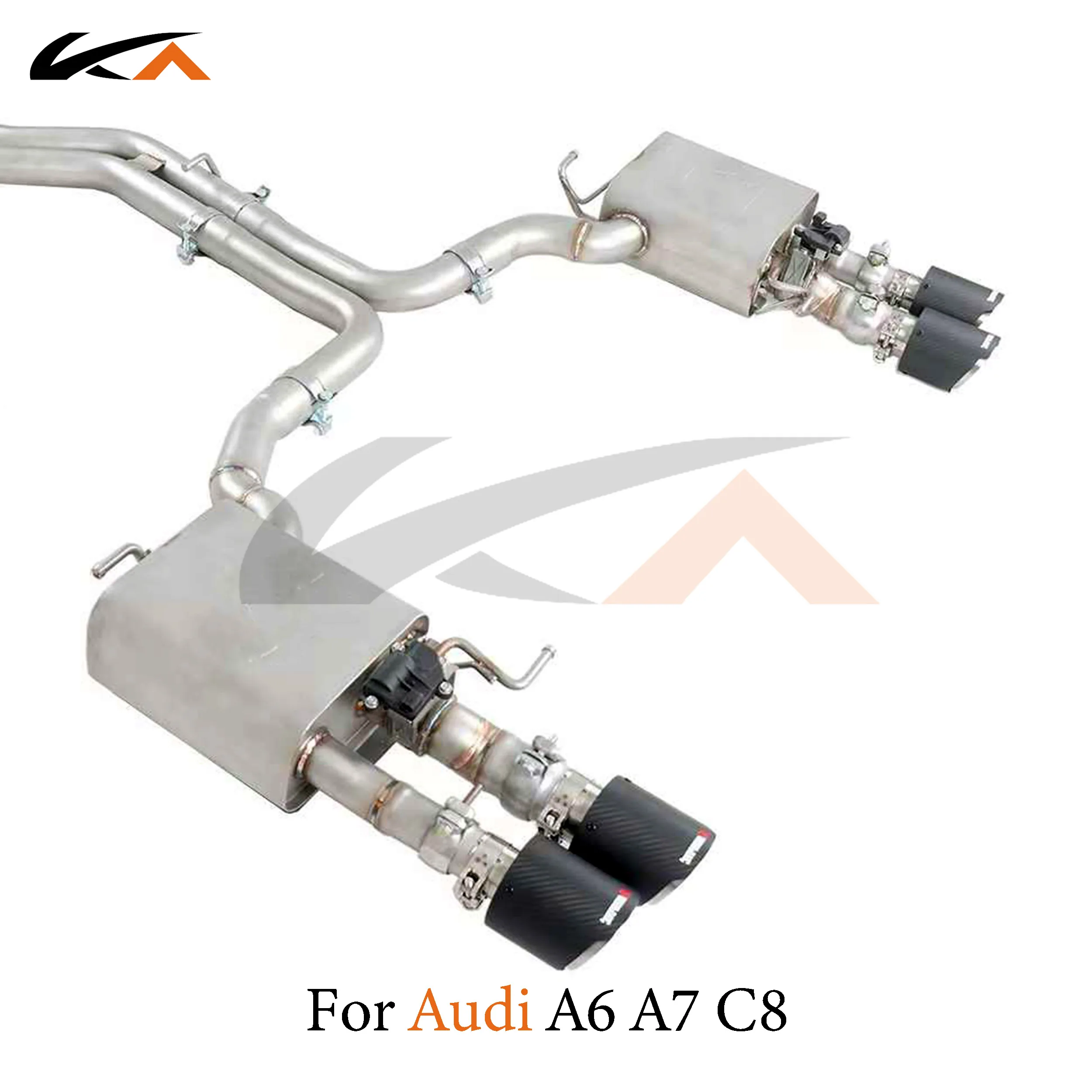 Система выхлопных газов KA Стальная Задняя часть для Audi A6 A7 C8 3 0 T