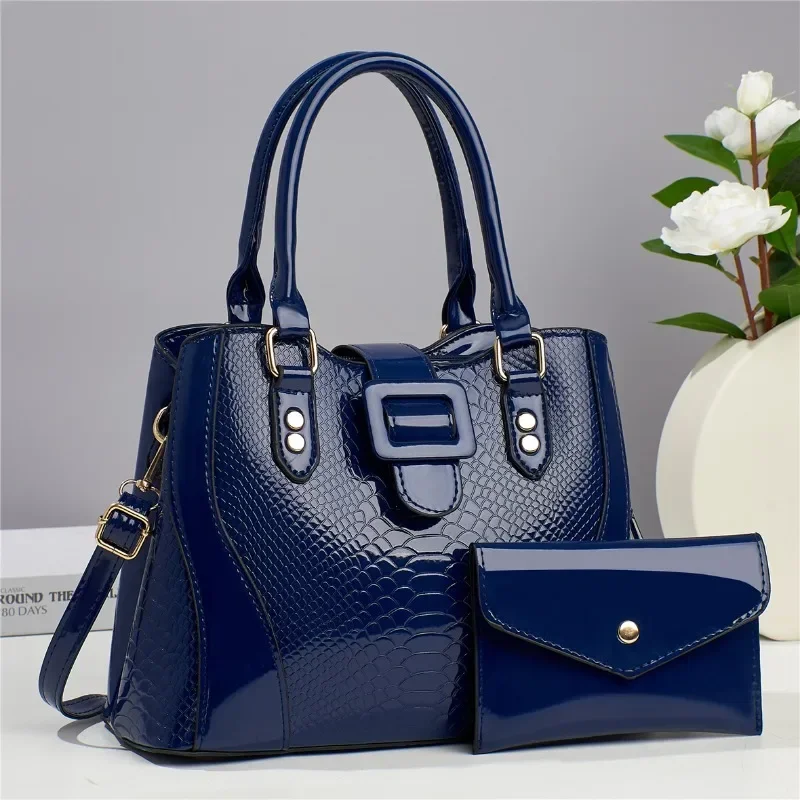 Комплект из 2 предметов женская сумка кожаная большая высокого качества женские