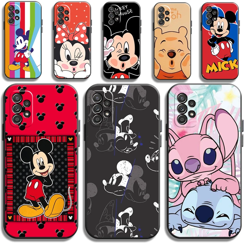 

Disney Mickey Stitch Phone Cases For Samsung Galaxy A22 5G A31 A72 A52 A71 A51 5G A42 5G A20 A21 A22 4G A22 5G A20 A32 5G A11