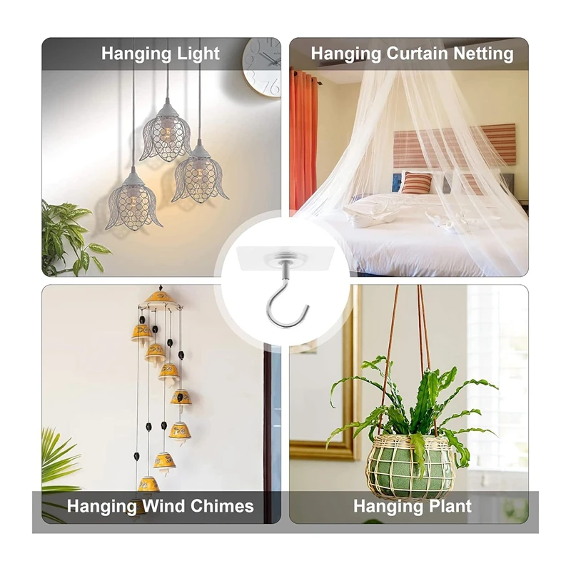 Без сверла Потолочный подвесной крючок Ветряные колокольчики Крючки для