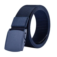 125cm men belt adjustable exquisite buckle men lightweight all match apparel accessories waist belt daily wear