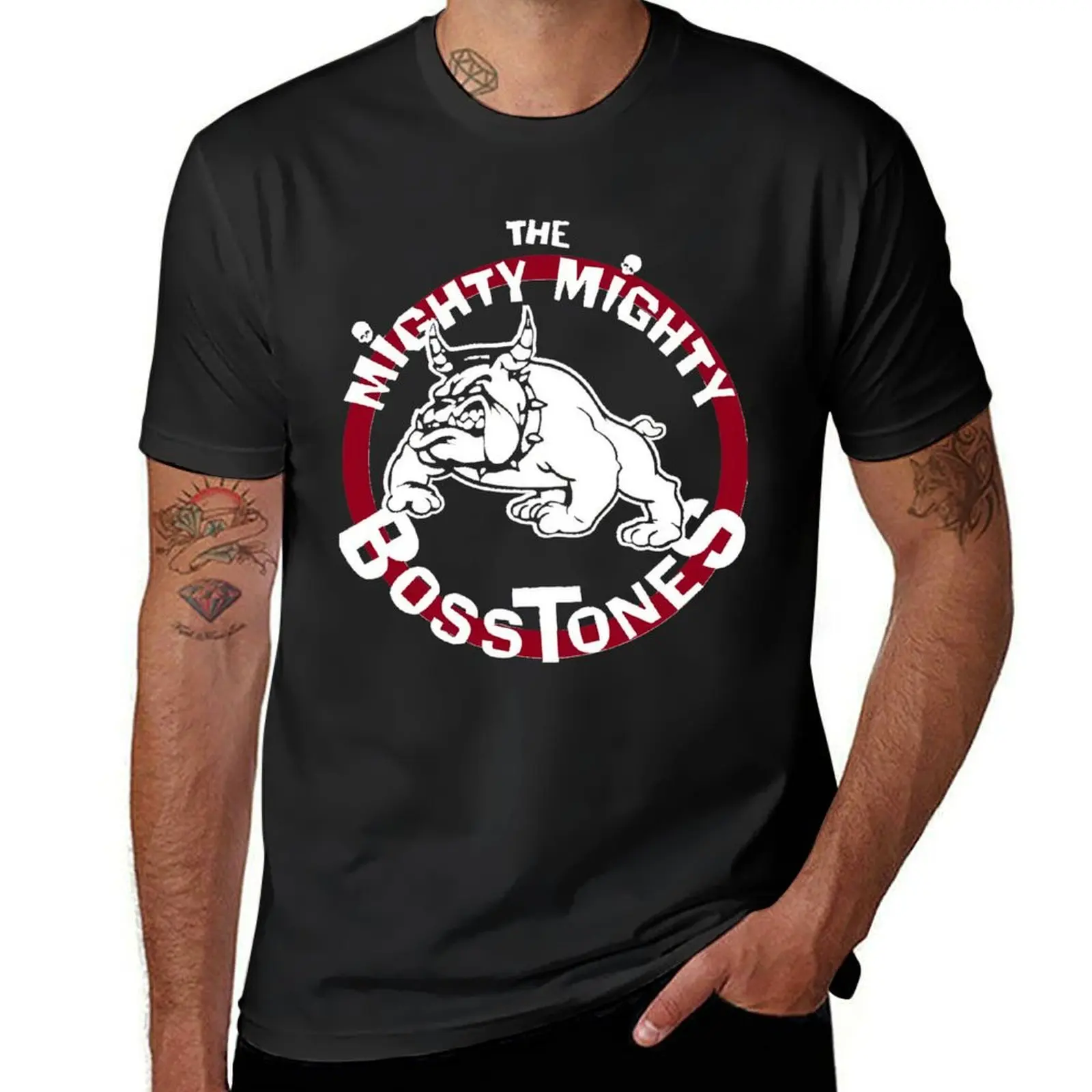 Винтажная футболка с логотипом mighty bosrocks Спортивные фанаты быстросохнущая Милая