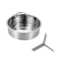 pressure cooker steamer basket 304 stainless steel egg steaming rack kitchen cooking steamer stand home cookware supplies