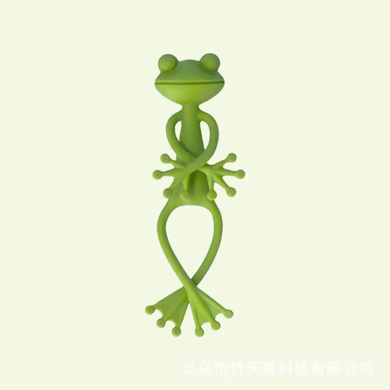 

Пластиковая гибкая опора для растений в форме лягушки