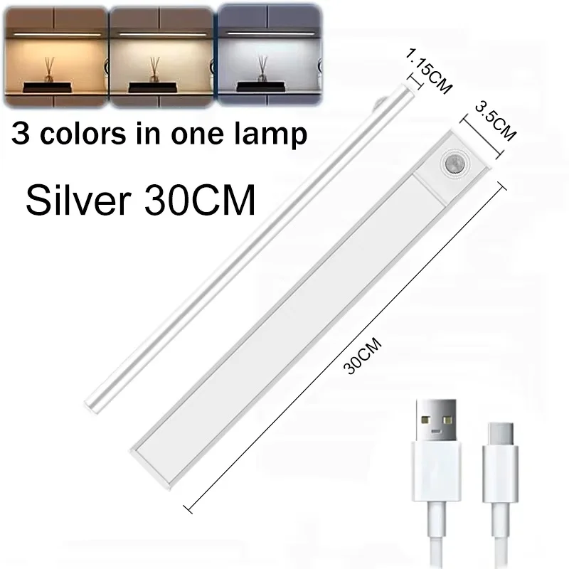 

Wiscolor Перезаряжаемый LED ночник с датчиком движения