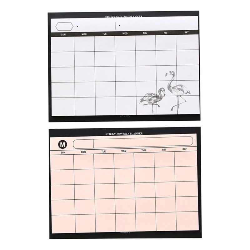 

30 Sheets Medium Memo Pad Notepad Weekly Monthly To Do It Planner Study Schedule Plan Paper Papelaria Office Stationery