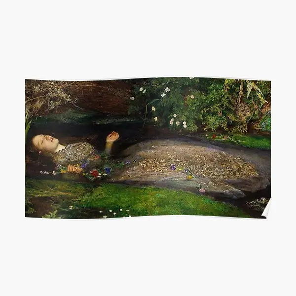 Картина Ophelia от Джона Эверетта миллерский плакат настенная роспись украшение для