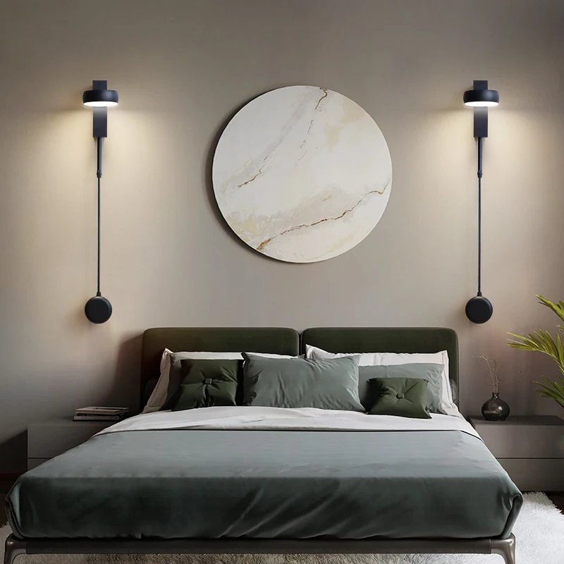 Светодиодные Настенные светильники Современное украшение для спальни гостиной