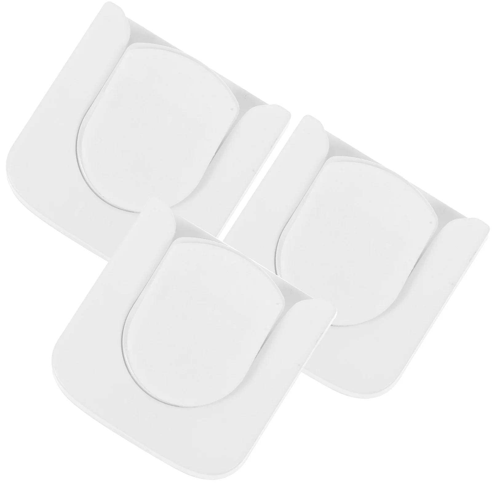 

3 Pcs Wall Mount Bracket Wall-mount Magnetic Holder Remote-control Plastic Mounted Decorative Controller