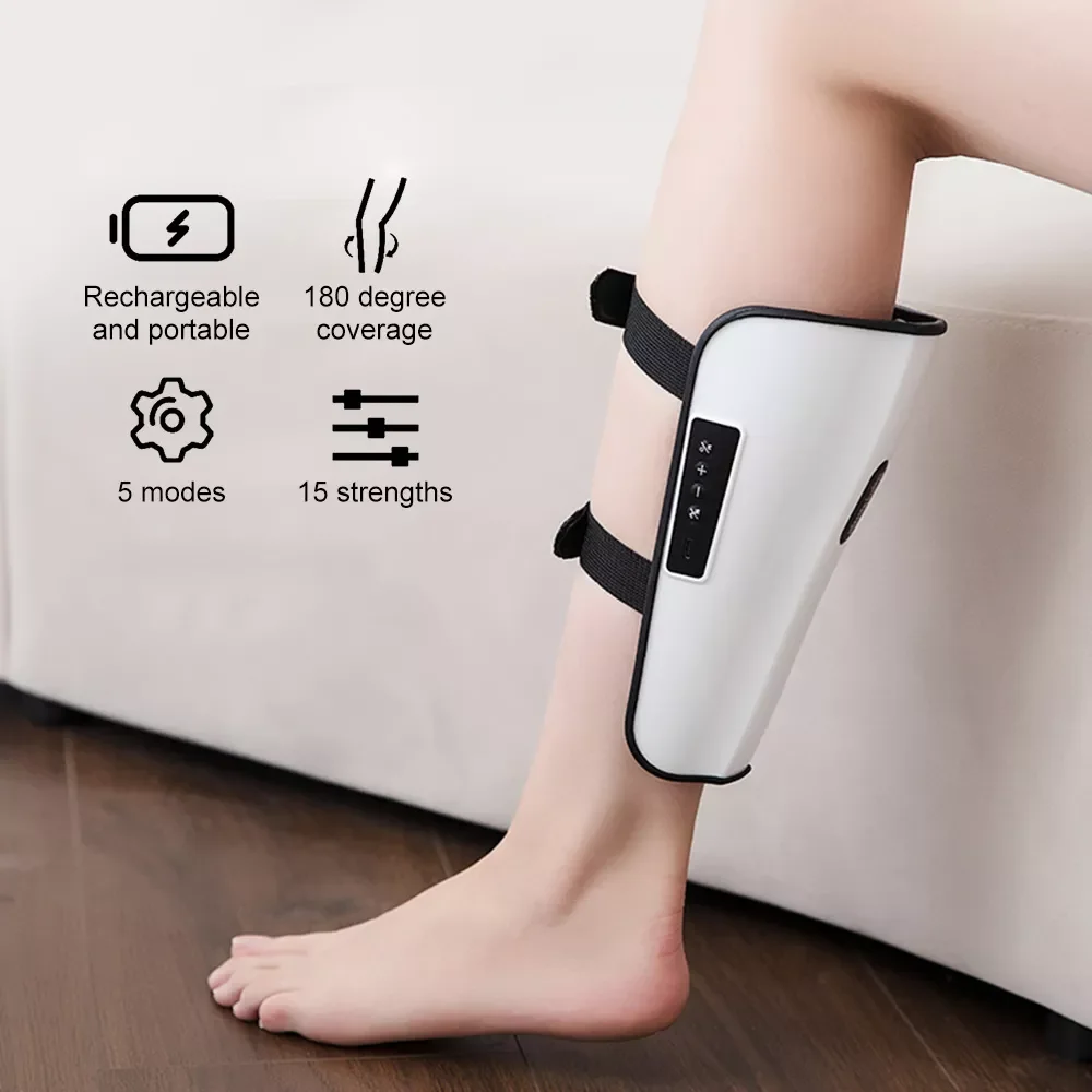 

NEW2023 EMS Microcurrent Legs Vibrating Massager Calf Massage Instrument Leg Shaping Physiotherapy Devices Infrared Heating Rela
