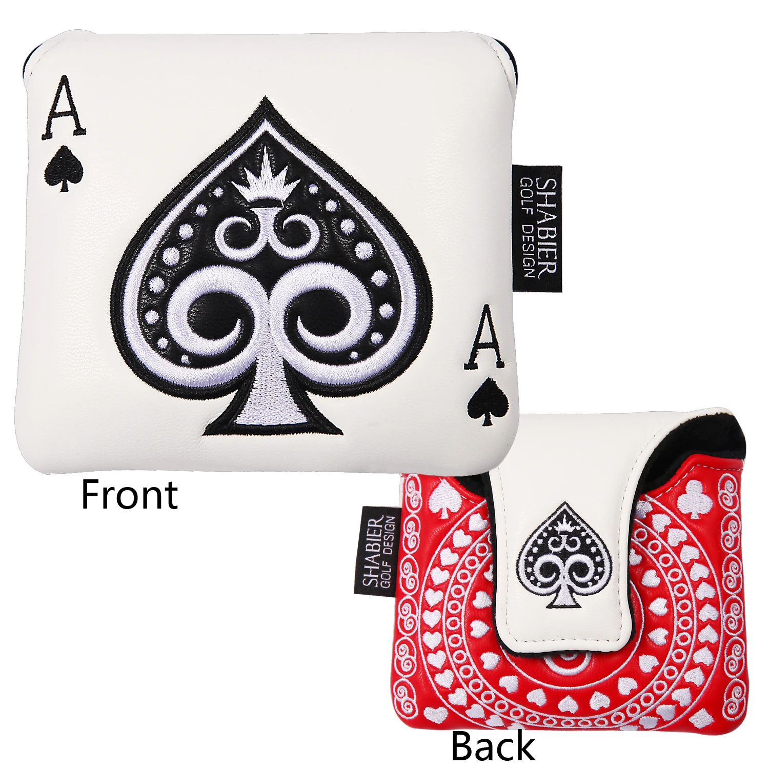 Square Mallet Putter Cover Golf Headcover For TaylorMade Spider X Copper Spider Tour Magnet Hot