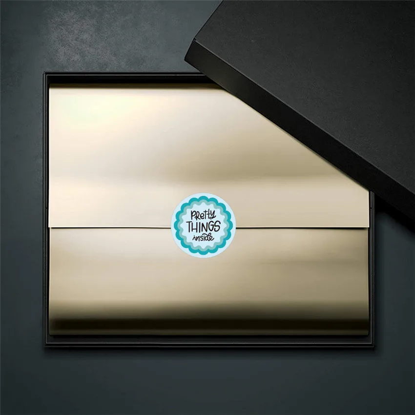 500 шт. круглые красивые детали наклейки для бизнеса | Дом и сад