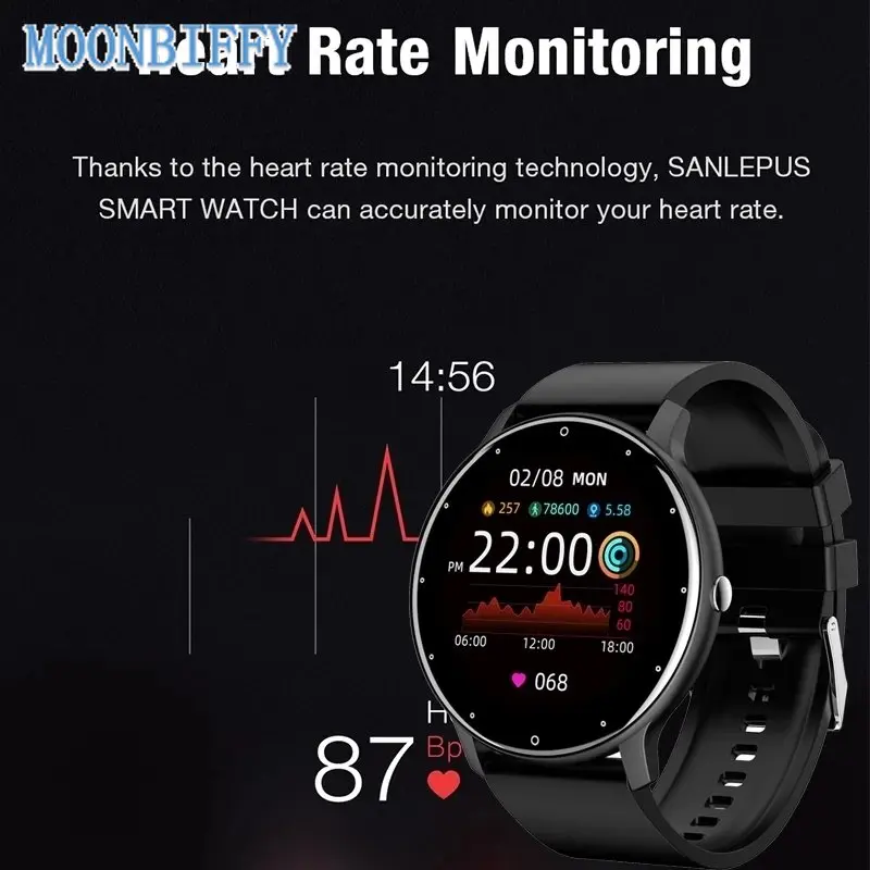 

ZL02D Smart Watch Women Men Lady Sport Fitness Smartwatch Sleep Heart Rate Monitor Waterproof Wristband For IOS Android Watch