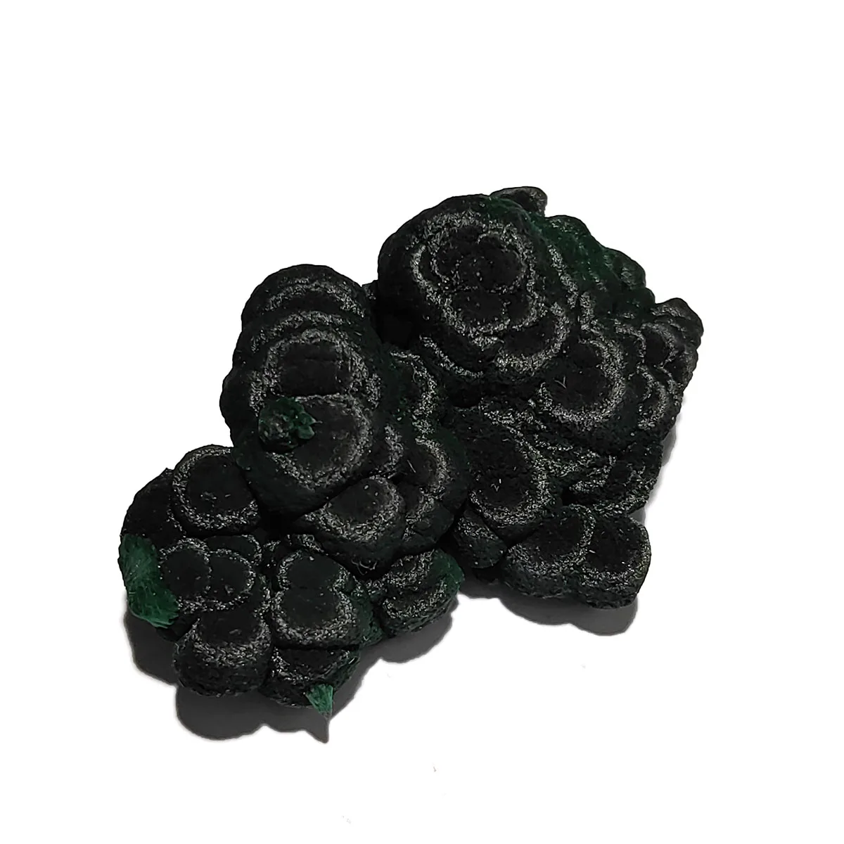 C1-1B High Quality 100% Natural Velvet Malachite Mineral Crystal Trinkets Home Decoration From Congo