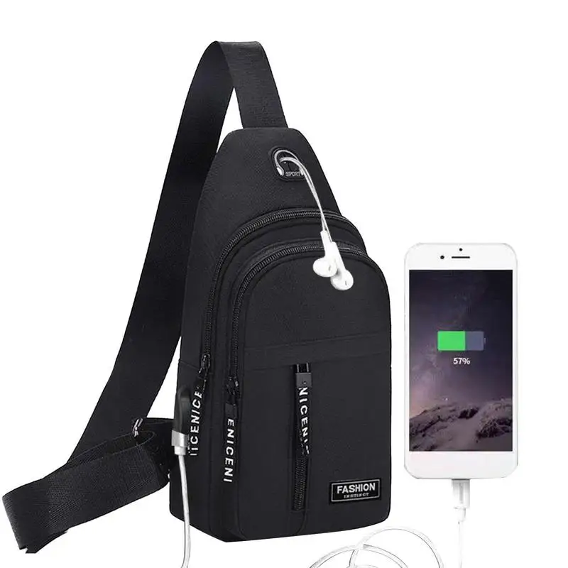 

Mens Sling Backpack Crossbody Sling Chest Bag Backpack Waterproof Portable Sling Chest Crossbody Bag For Women Men Daily Use