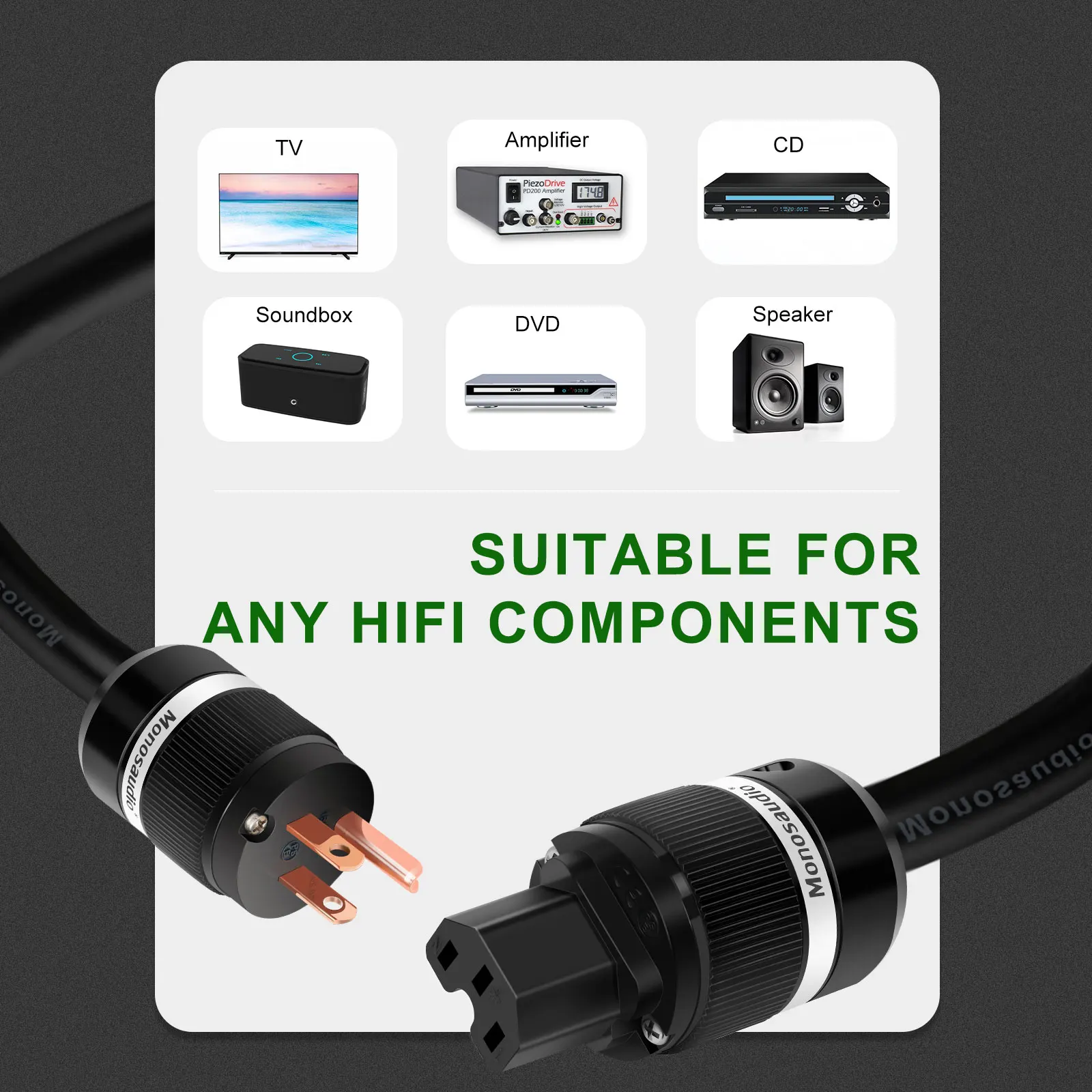 P901 HIFI AC аудио усилитель Suuply кабель питания Multplex медный аудиофиль шнур питания кабель питания с американской чистой медной вилкой