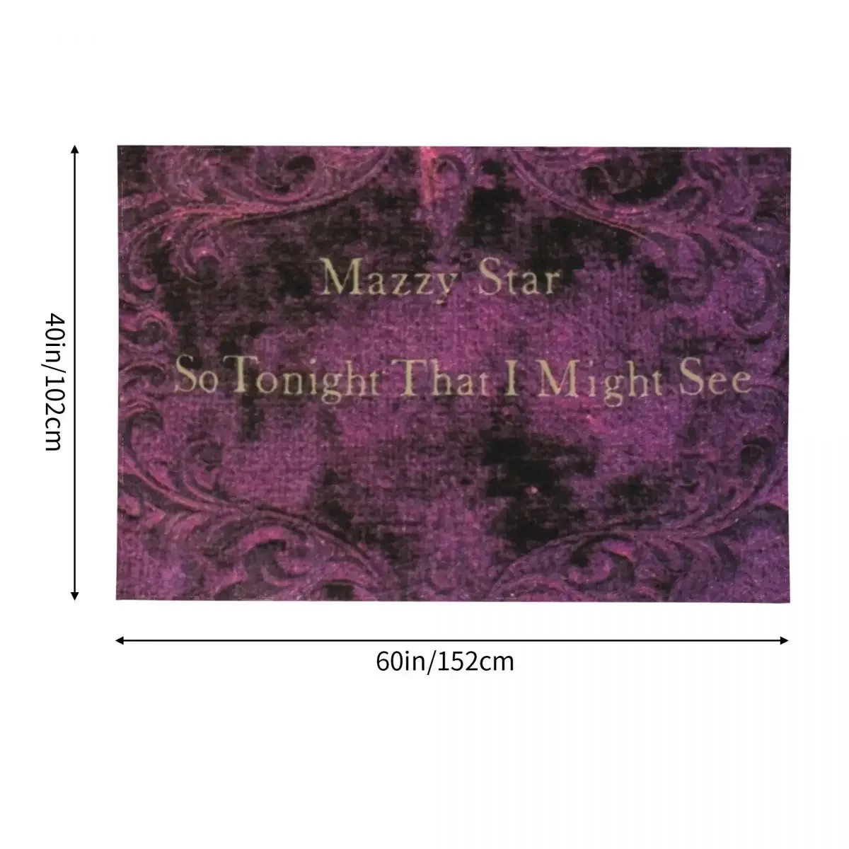 So Tonight I Might See Альбом Mazzy Star Обложка Гобелен Украшение Спальни Декоративные