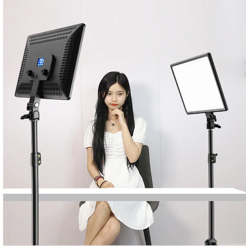Painel de Luz de Vídeo Remoto para Streaming ao Vivo Polegada Plug 3200k-6000k Fotografia Iluminação Controle Photo Studio Lâmpada 14 10 Led ue