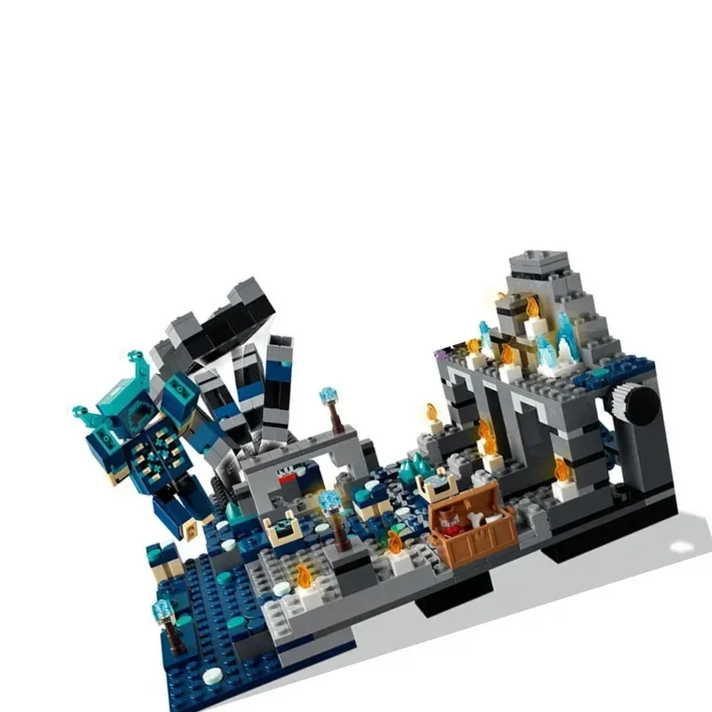 Креативные DIY темные боевые строительные блоки модель ограждения украшение