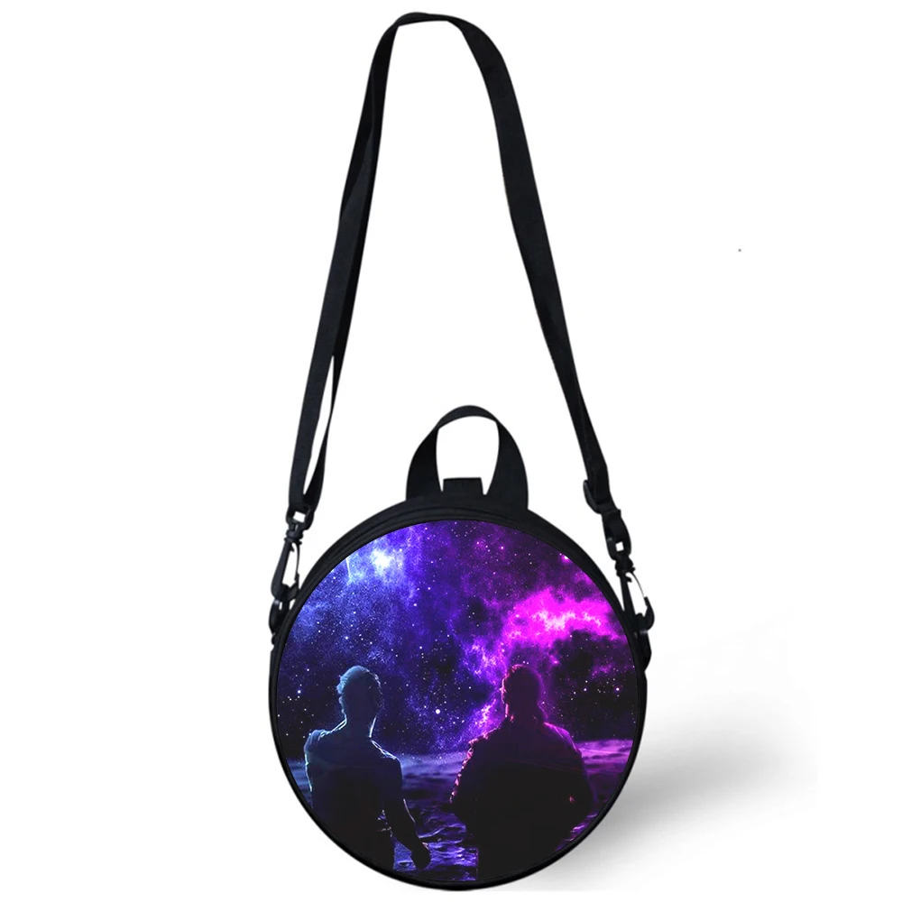 PNL Hip hop rapper Child kindergarten Bag 3D Print Crossbody Shoulder Bags For School Women Mini Round Bagpacks Rugtas Bag