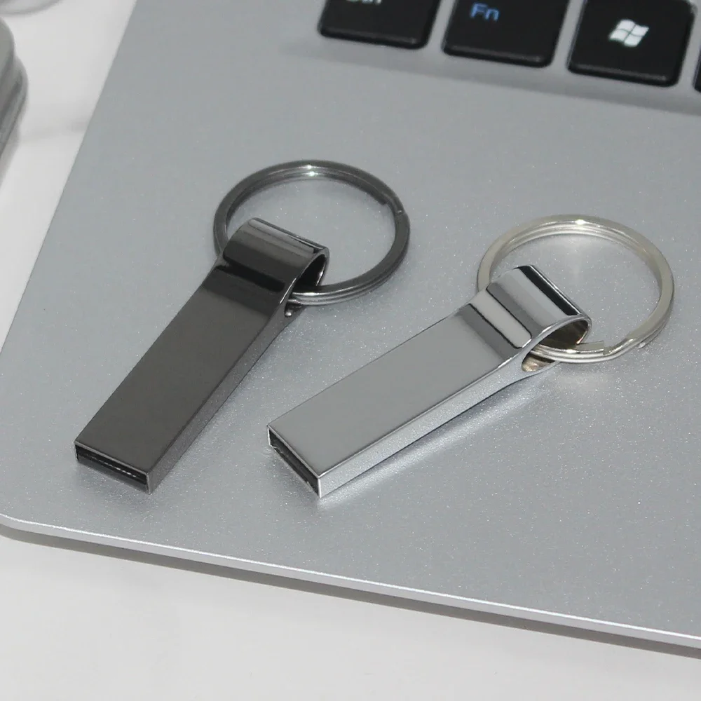 ła pamięć flash USB 3.0 w metalowym pudełku 128 ГБ бесплатный брелок для ключей 64 свисток pendrive 32 srebrny