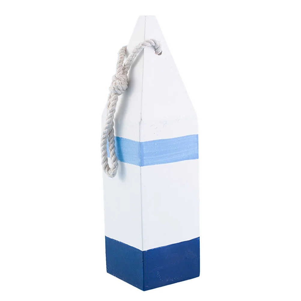 

Buoy Nautical Hanging Beach Decor Ornament Wall Wooden Decoration Decorations Ornaments Theme Pendant Sign Decorativeocean Sea