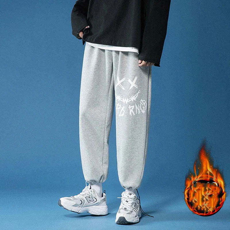 

Autumn Thick Korean Fashion Gary Men's Casual Pants Male Jogging Sweatpants Streetwear Hip Hop Trousers Sport Loose Pants Unisex