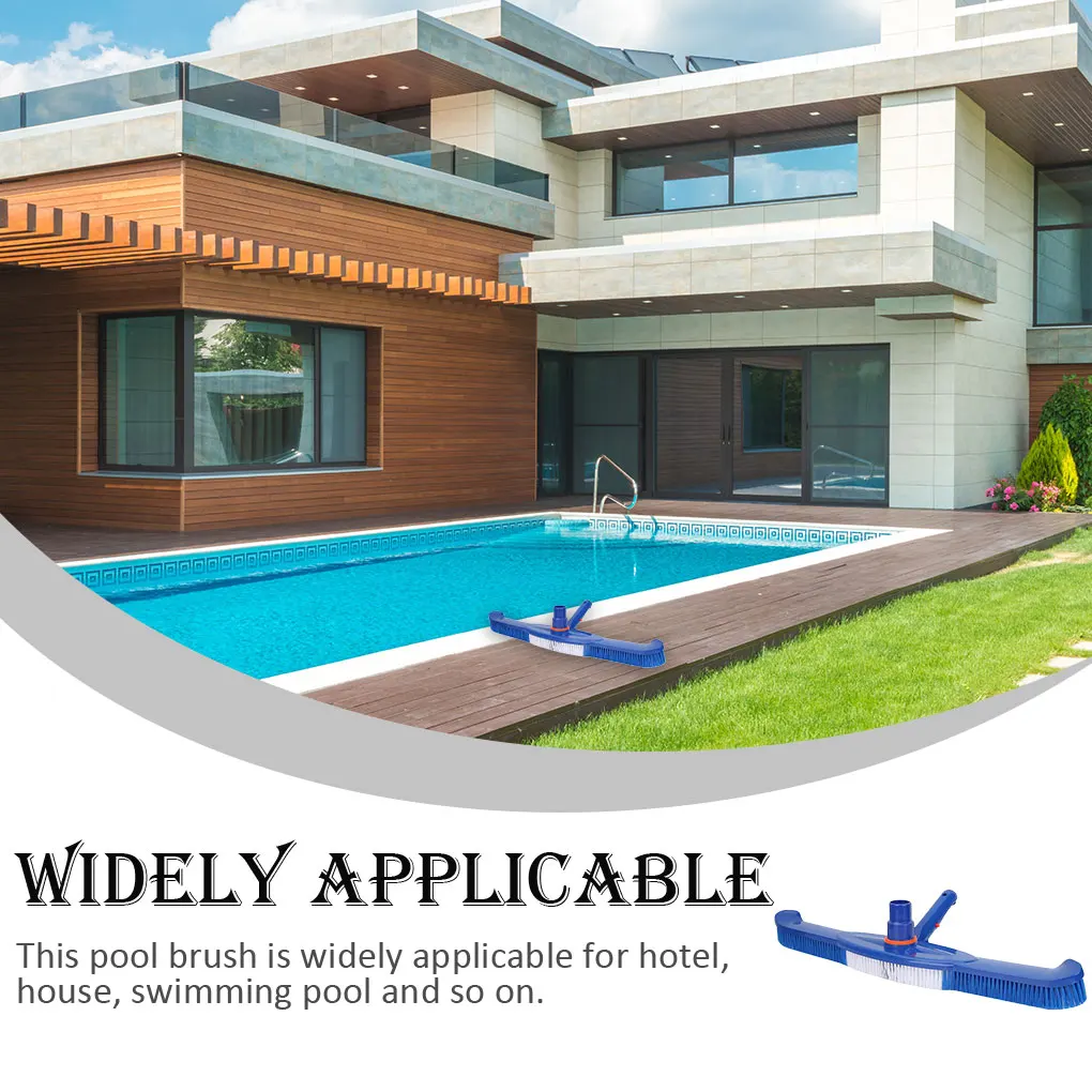 

Pool Brush PP Nylon Cleaning Tool Household Supplies 2in1 Free Rotation Dirt Remover Labor-saving Suction Head