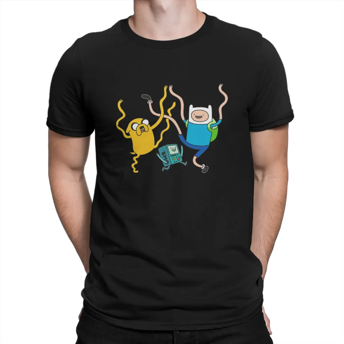 

Мужские футболки с надписью «Холодное время», хлопковая одежда A-Adventure Time, винтажные футболки с коротким рукавом и круглым вырезом, Новое поступление футболок