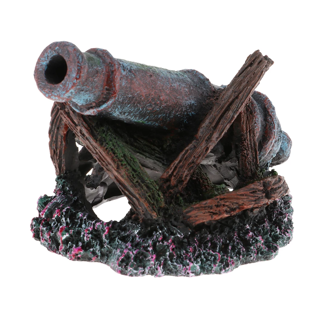 Искусственное украшение для маленькой ящерицы черепахи земноводных рыб (11x17x13)