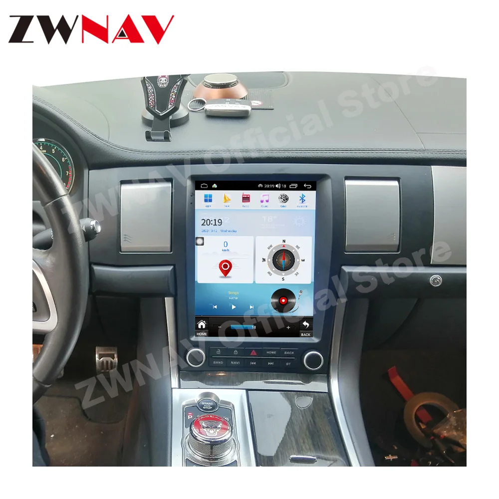 Автомобильный мультимедийный плеер Tesla с экраном Android 12 для JAGUAR XF 2004 2005 2006 2007 2008-2015
