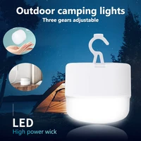 portable mini led camping light usb rechargeable emergency lamp home decor outdoor hanging tent lamp bbq hiking camping lantern