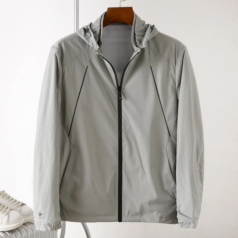 

Men's Spring and Autumn Hooded Jacket Business Casual Jacket