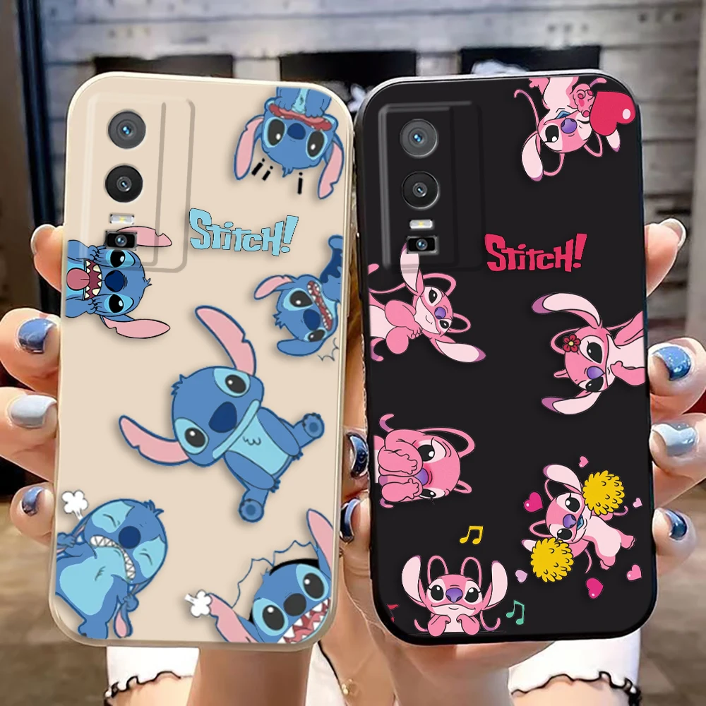 Чехол Naughty Koala Stitch Angel для телефона VIVO Y02S Y15S Y16 Y17 Y19 Y20 Y21 Y22 Y22S Y28 Y35 Y36 Y50 Y51 Y72 Y76 Y100 Y91