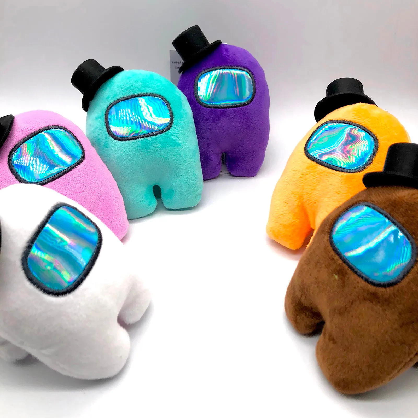 

HOT Soft Plush Colorful Crewmate Plush Toy Game Doll Cute Hand Size Kids Gift