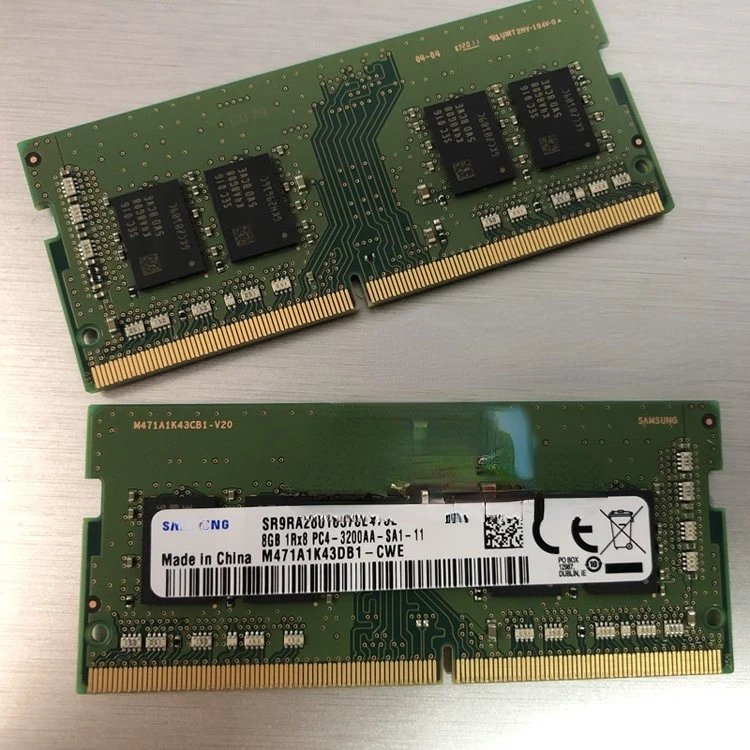 

RAM 8G 1rx8 PC4-3200AA-SA1-11 M471A1K43DB1-CWE Notebook Memory 3200