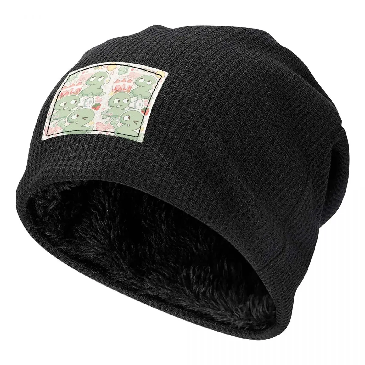 Фото Шапки-бини Two Tpot BFDI Skullies, теплая осенне-зимняя уличная шапка, шапки на флисовой подкладке для взрослых унисекс №4