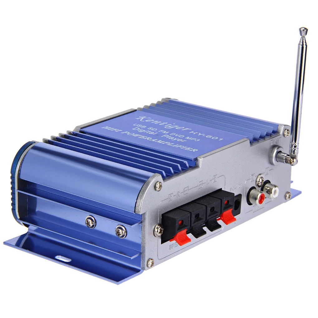 

Kentiger HY601 цифровой USB FM аудио 12 В светодиодный стерео автомобильный усилитель радио MP3 динамик звуковой режим светодиодный аудио музыкальный ...
