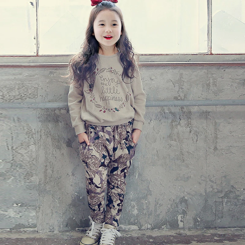 Специальное предложение детский комплект одежды весенний свитер для девочек