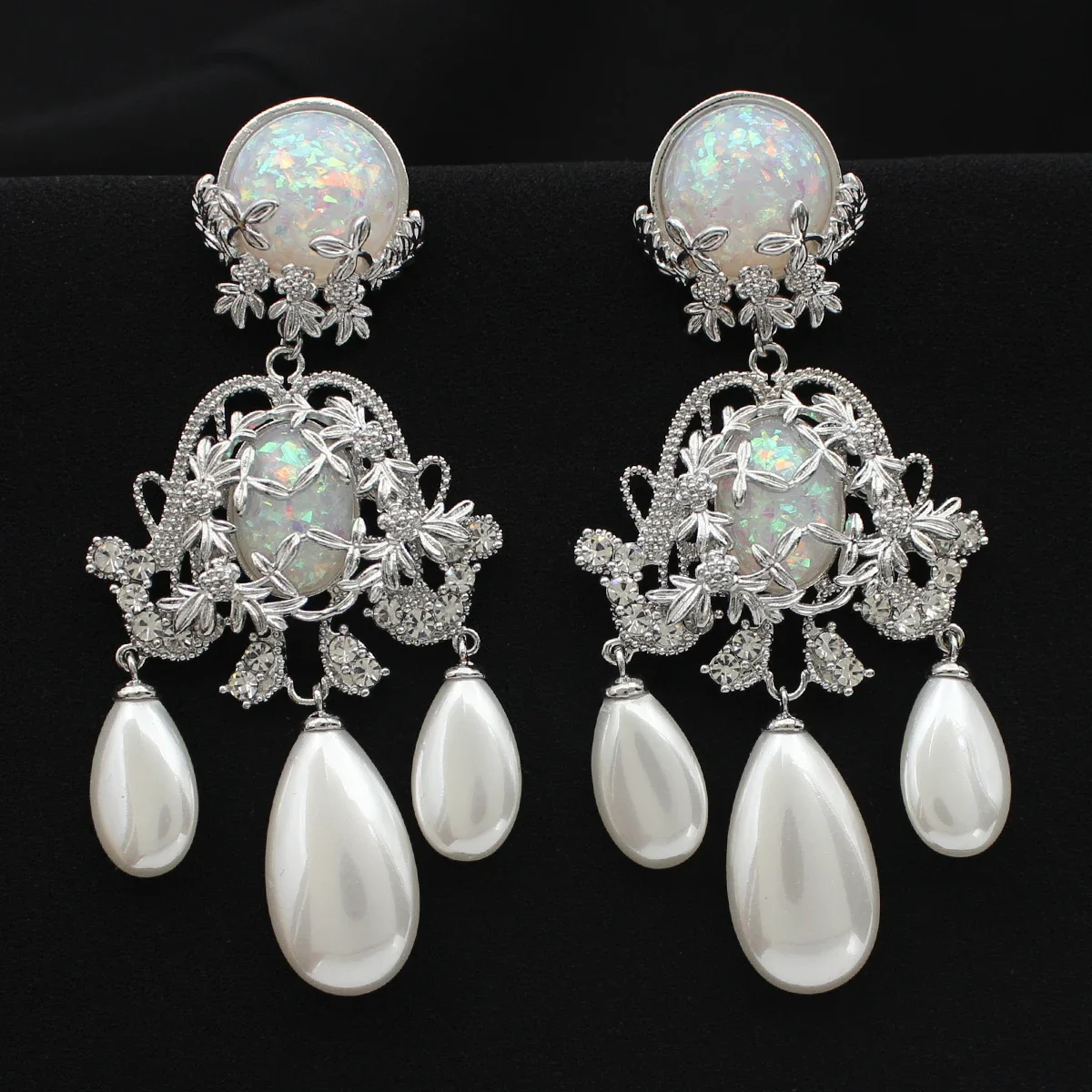 Роскошные ювелирные изделия женские серьги большая Длинная кисточка жемчуг