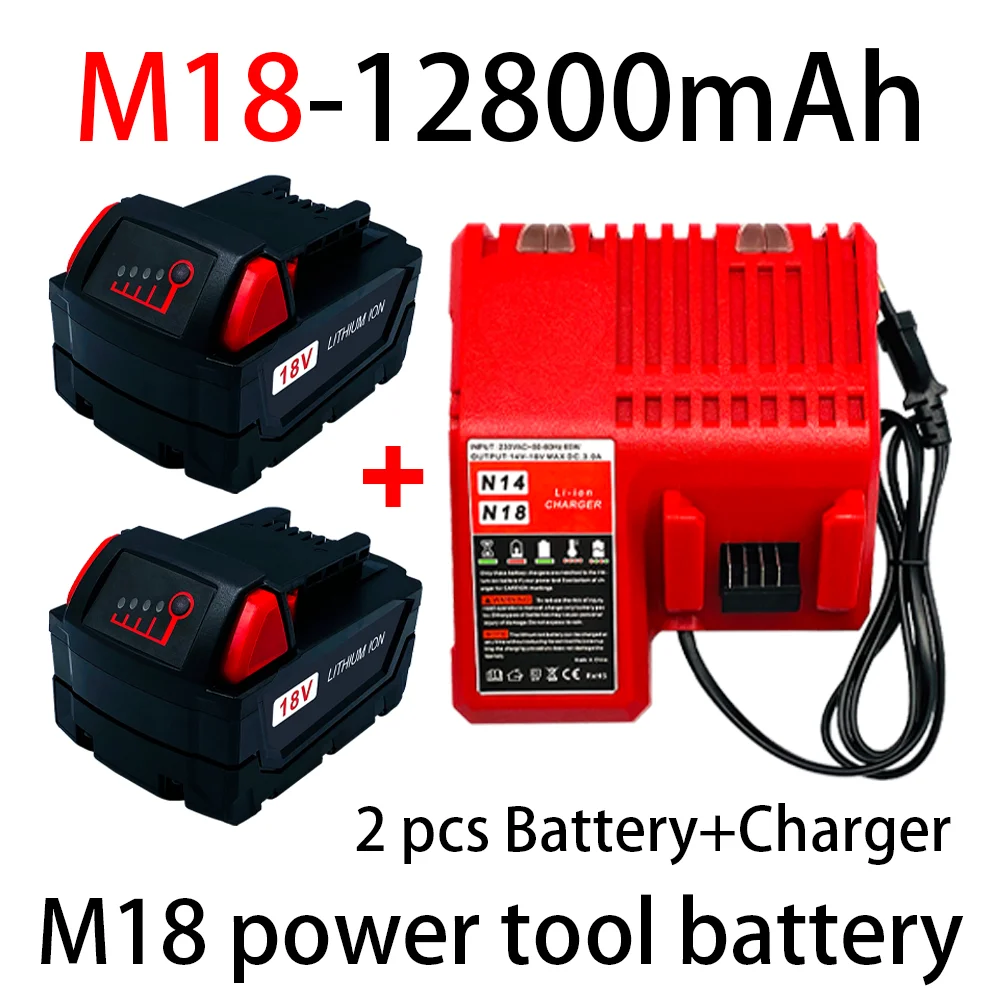 Новинка! Зарядное устройство Milwaukee M18 48-11-1815 48-11-1850 2646-20 2642-21ct service M18 18 18 в 12800 мАч