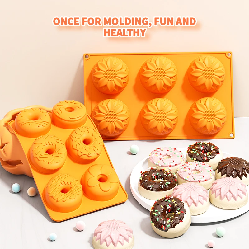 День благодарения солнце цветок формы пончик силиконовые осень тема для