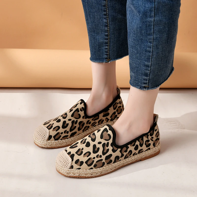 

Новые женские парусиновые туфли женские повседневные туфли для скейта леопардовые мюли роскошные удобные туфли в рыбацком стиле на плоской подошве теннисные женские лоферы