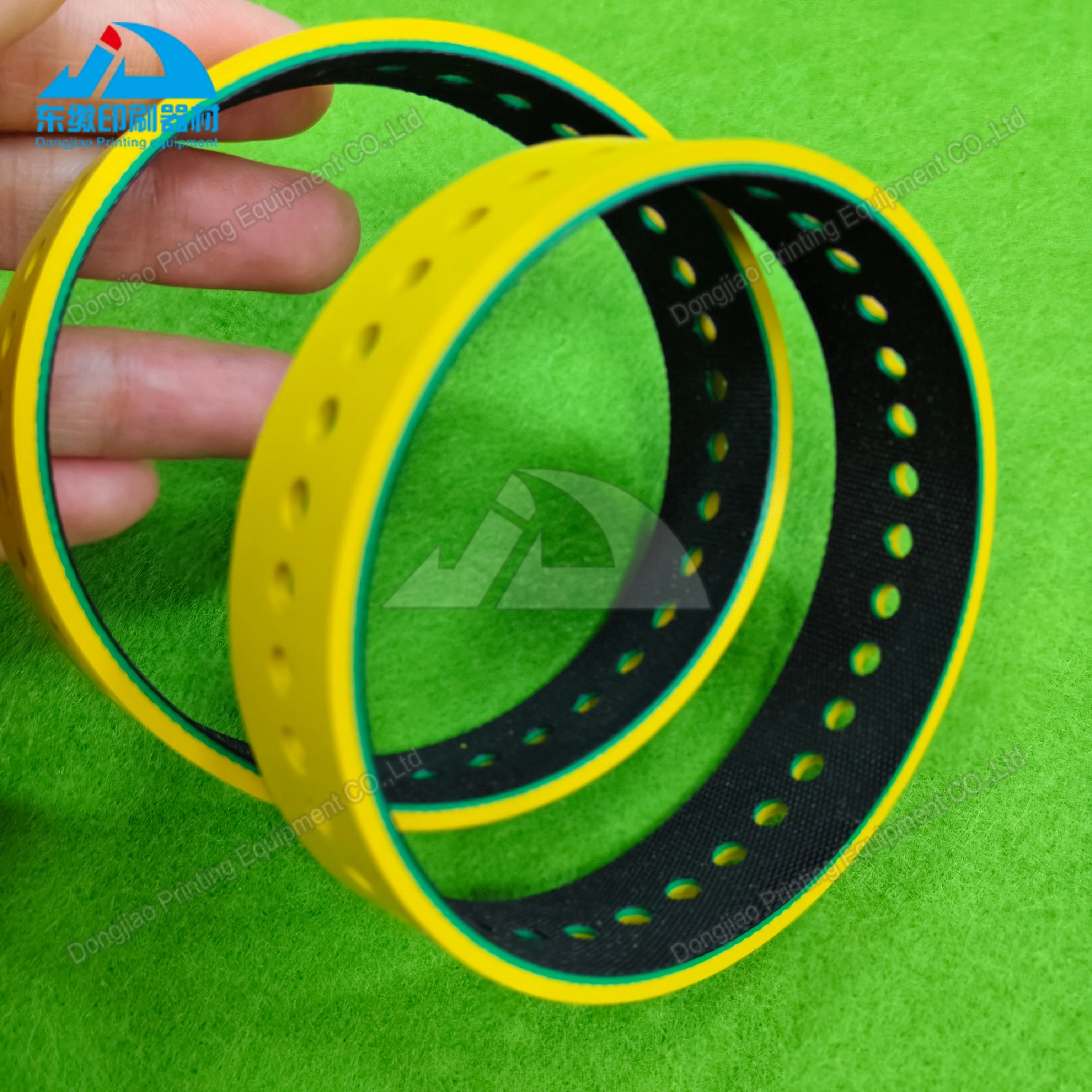 Фото Ремень-лента присоска (вакуумный ремень) M2.015.846F M2.015.878, 230x20 мм, для Heidelberg CD102 SM102 CD74 SM74, желтый №2